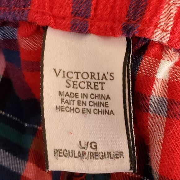 VICTORIA'S Secret plaid pajama size large - Picture 10 of 11